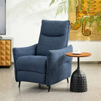 Fauteuil inclinable en tissu de 104 cm de haut avec dossier ergonomique segmenté