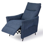 Fauteuil inclinable en tissu de 104 cm de haut avec dossier ergonomique segmenté