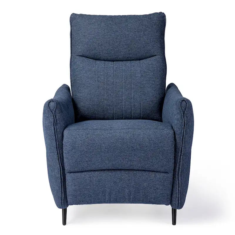 Fauteuil inclinable en tissu de 104 cm de haut avec dossier ergonomique segmenté
