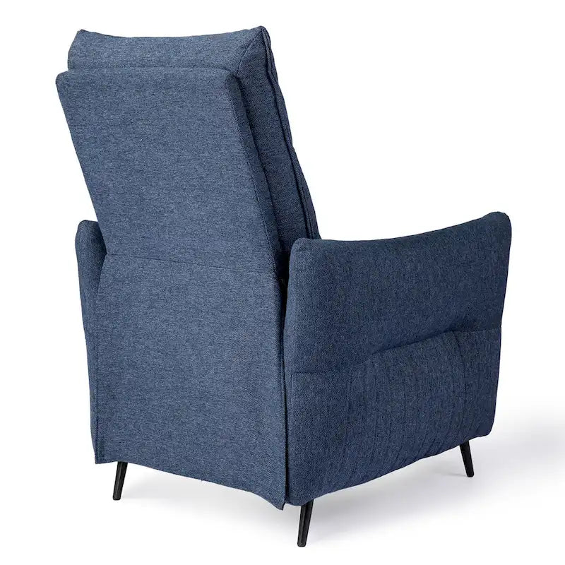 Fauteuil inclinable en tissu de 104 cm de haut avec dossier ergonomique segmenté