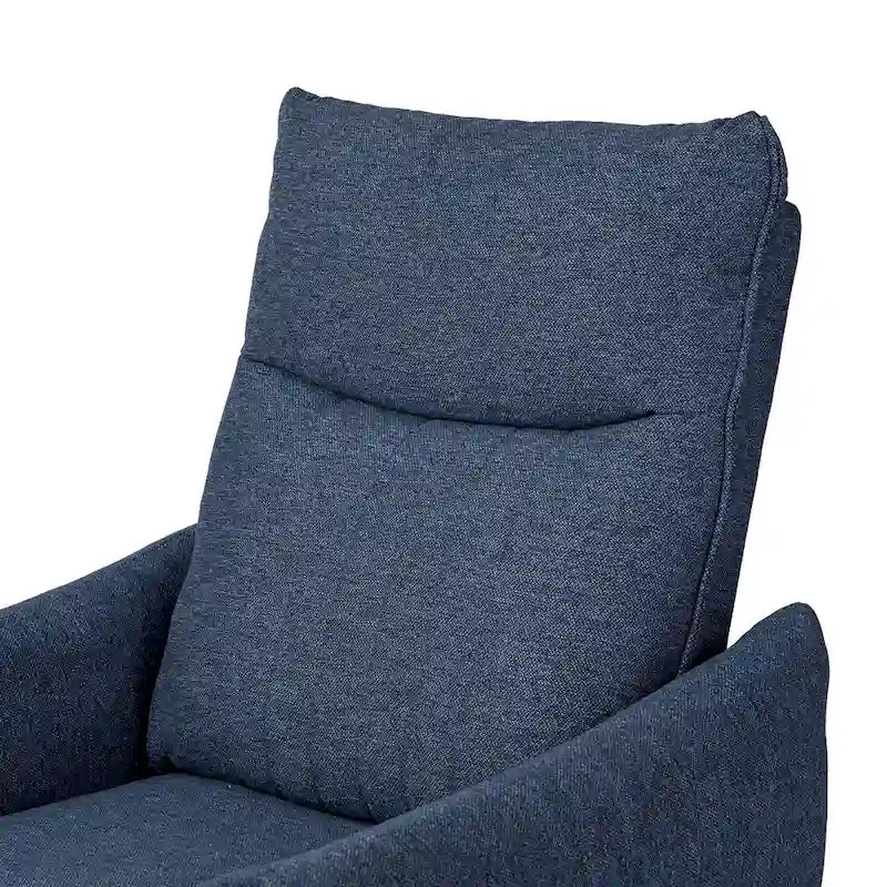 Fauteuil inclinable en tissu de 104 cm de haut avec dossier ergonomique segmenté