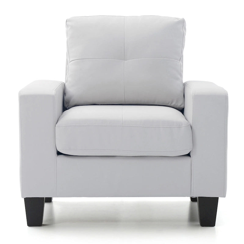Fauteuil d'appoint à coussins déhoussables – 35L x 32l x 36H