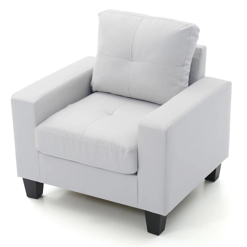 Fauteuil d'appoint à coussins déhoussables – 35L x 32l x 36H