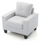 Fauteuil d'appoint à coussins déhoussables – 35L x 32l x 36H