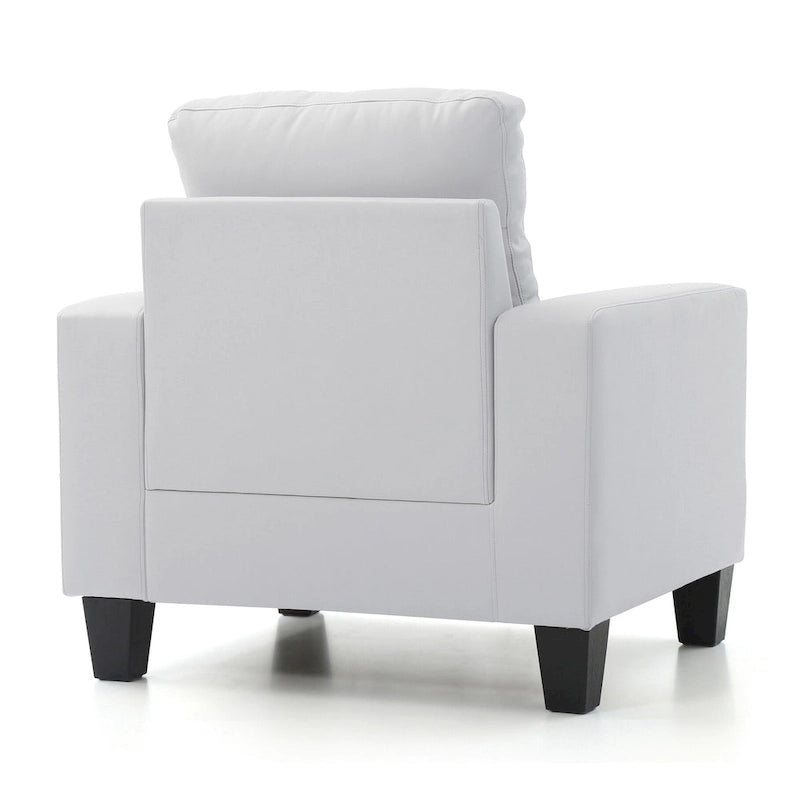 Fauteuil d'appoint à coussins déhoussables – 35L x 32l x 36H