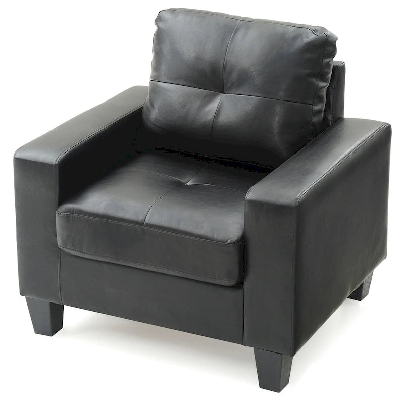 Fauteuil d'appoint à coussins déhoussables – 35L x 32l x 36H