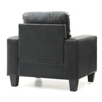 Fauteuil d'appoint à coussins déhoussables – 35L x 32l x 36H