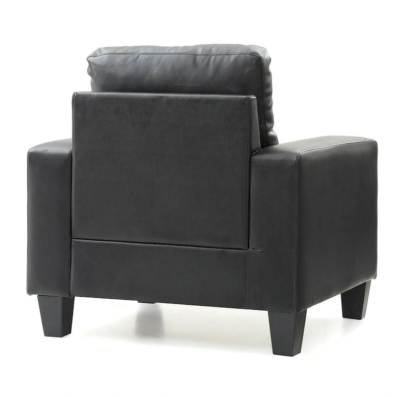 Fauteuil d'appoint à coussins déhoussables – 35L x 32l x 36H