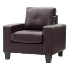 Fauteuil d'appoint à coussins déhoussables – 35L x 32l x 36H