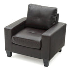 Fauteuil d'appoint à coussins déhoussables – 35L x 32l x 36H