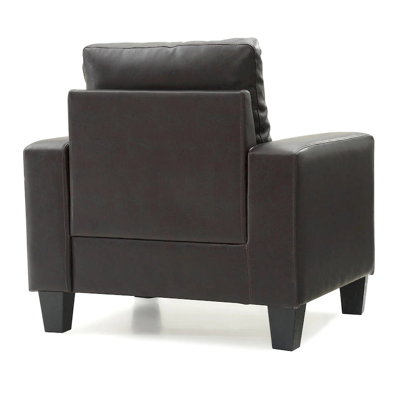 Fauteuil d'appoint à coussins déhoussables – 35L x 32l x 36H