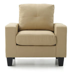 Fauteuil d'appoint à coussins déhoussables – 35L x 32l x 36H
