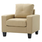 Fauteuil d'appoint à coussins déhoussables – 35L x 32l x 36H