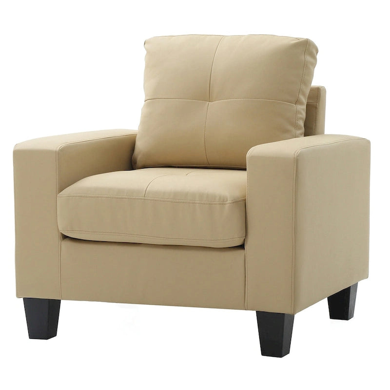 Fauteuil d'appoint à coussins déhoussables – 35L x 32l x 36H