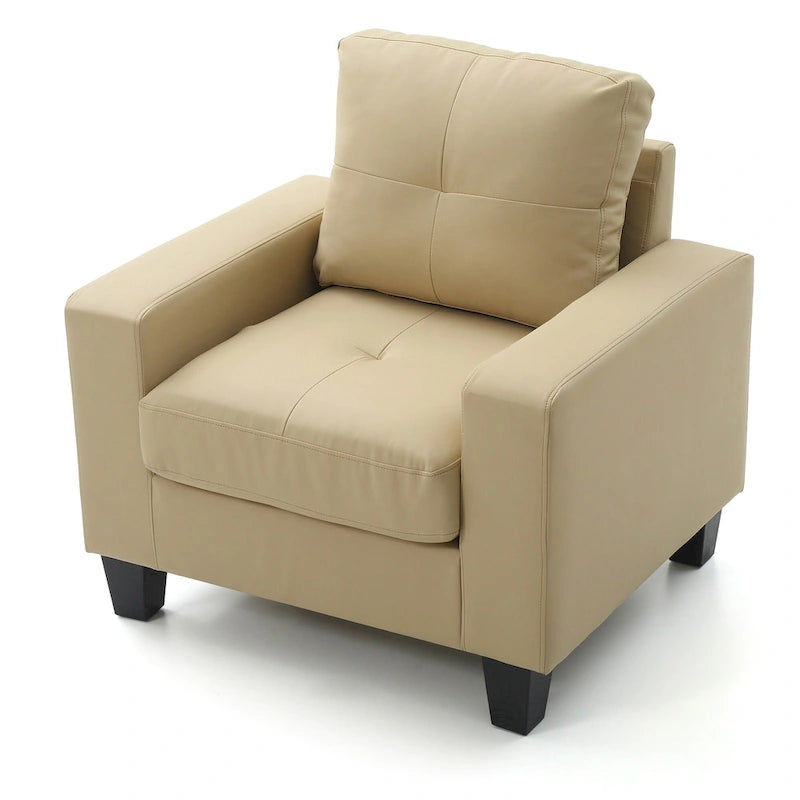 Fauteuil d'appoint à coussins déhoussables – 35L x 32l x 36H