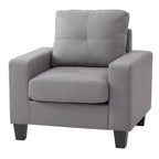 Fauteuil d'appoint à coussins déhoussables – 35L x 32l x 36H