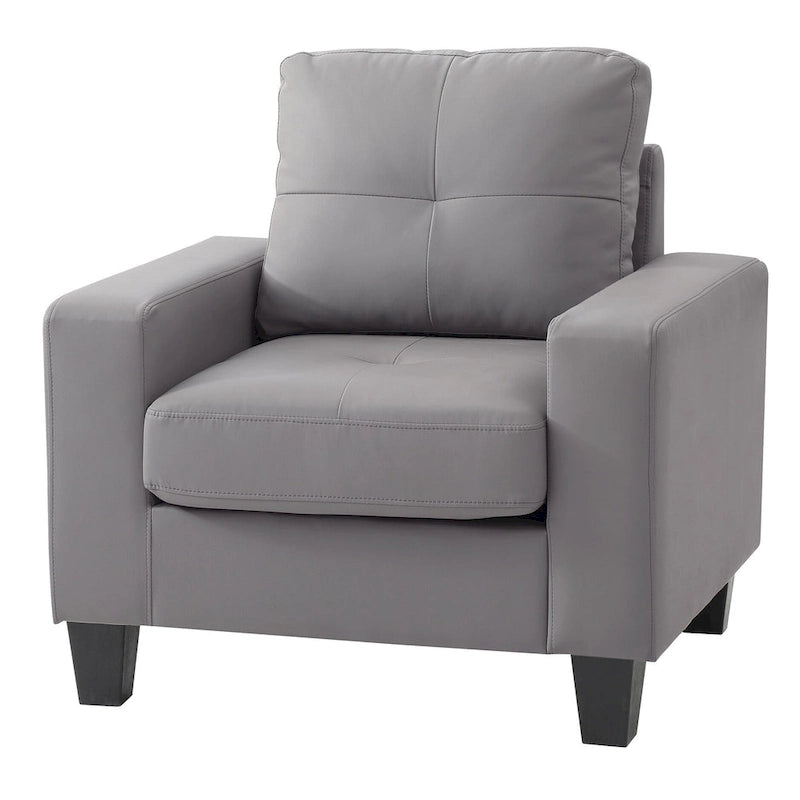 Fauteuil d'appoint à coussins déhoussables – 35L x 32l x 36H