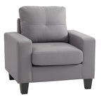 Fauteuil d'appoint à coussins déhoussables – 35L x 32l x 36H