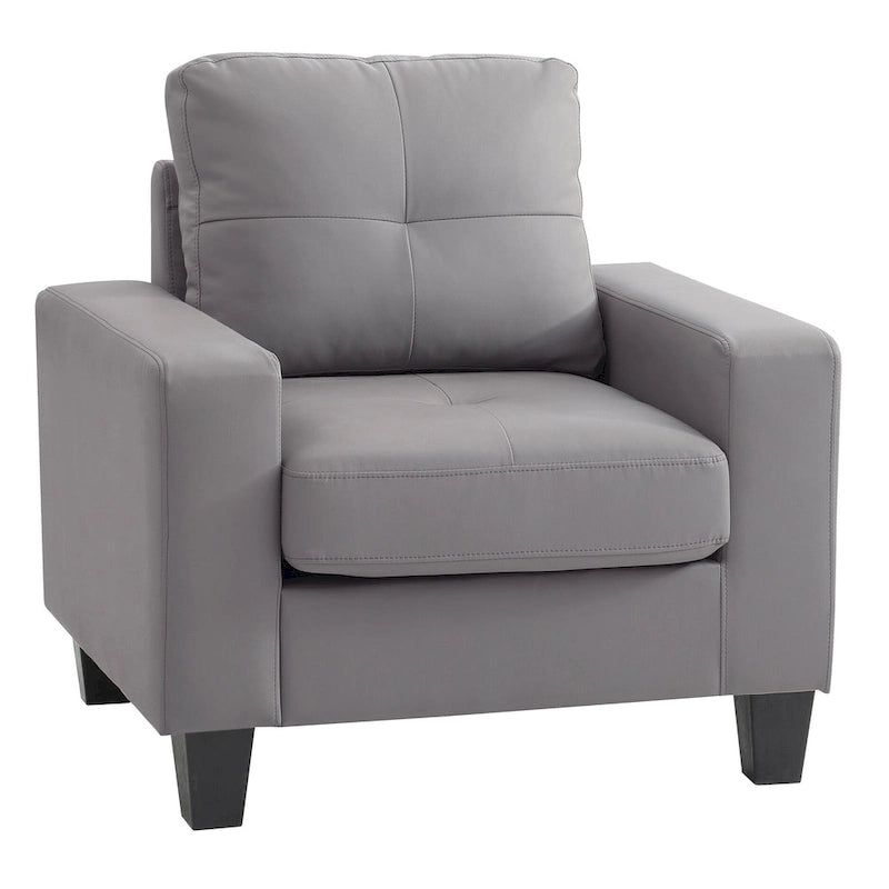 Fauteuil d'appoint à coussins déhoussables – 35L x 32l x 36H