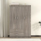 Nestfair 3-Door Wardrobe with 2 Drawers