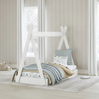 Signature Design by Ashley Hallityn White Twin Tent Bed