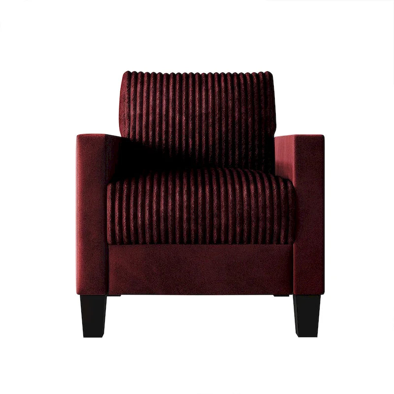 Fauteuil en velours style Mid-Century – 6 couleurs
