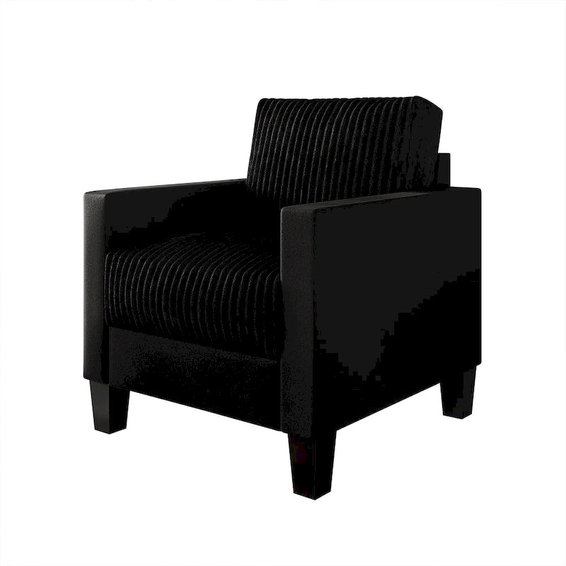 Fauteuil en velours style Mid-Century – 6 couleurs