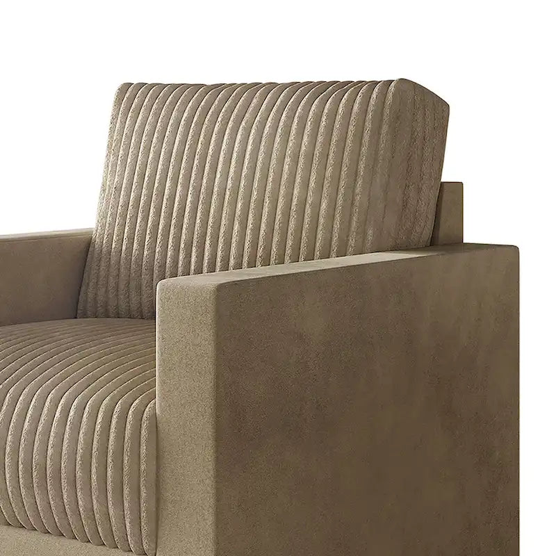 Fauteuil en velours style Mid-Century – 6 couleurs