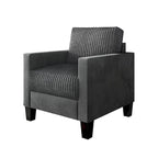 Fauteuil en velours style Mid-Century – 6 couleurs