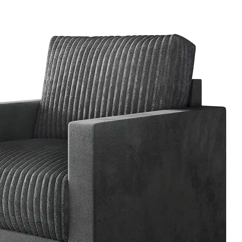 Fauteuil en velours style Mid-Century – 6 couleurs