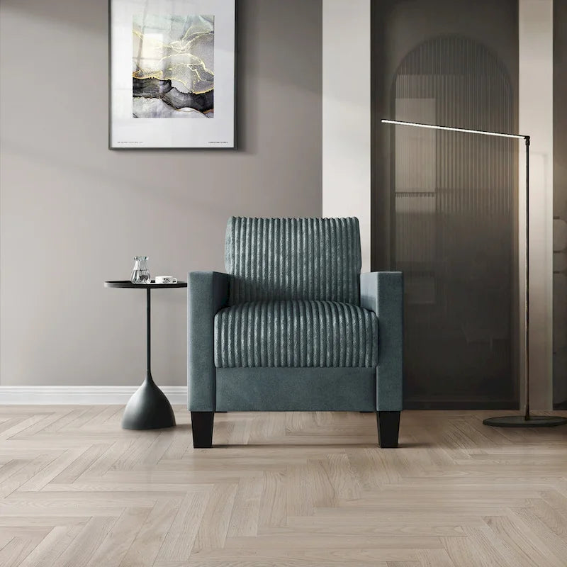 Fauteuil en velours style Mid-Century – 6 couleurs
