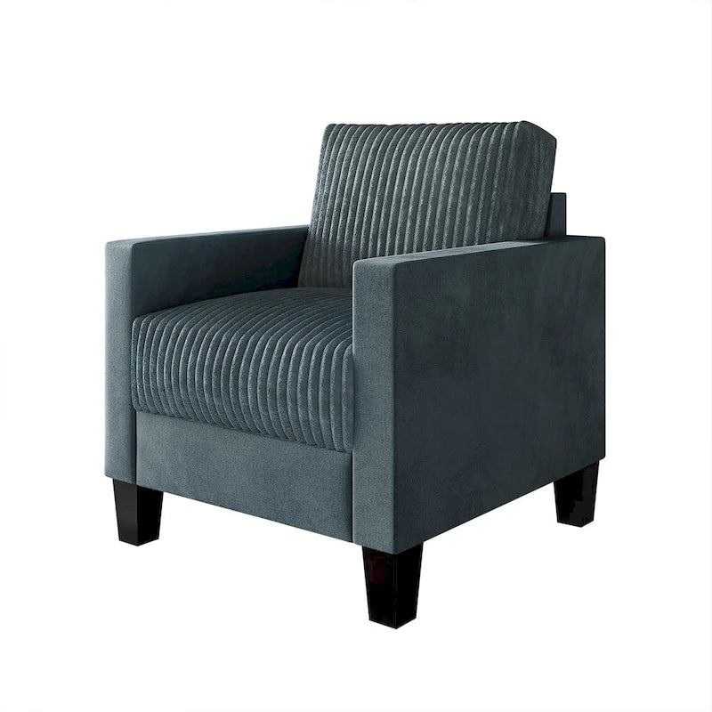 Fauteuil en velours style Mid-Century – 6 couleurs