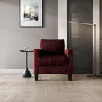 Fauteuil en velours style Mid-Century – 6 couleurs
