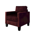 Fauteuil en velours style Mid-Century – 6 couleurs