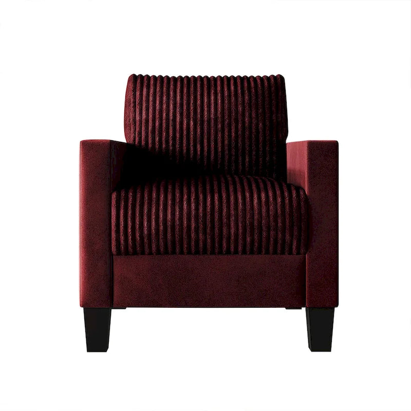 Fauteuil en velours style Mid-Century – 6 couleurs