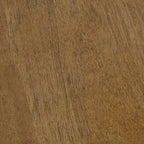 Table d'appoint latérale en bois triangulaire – Table d'appoint moderne du milieu du siècle, finition orme