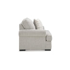 Fauteuil d'appoint gris surdimensionné avec assise réversible – 52 larg. x 40 prof. x 39 haut.